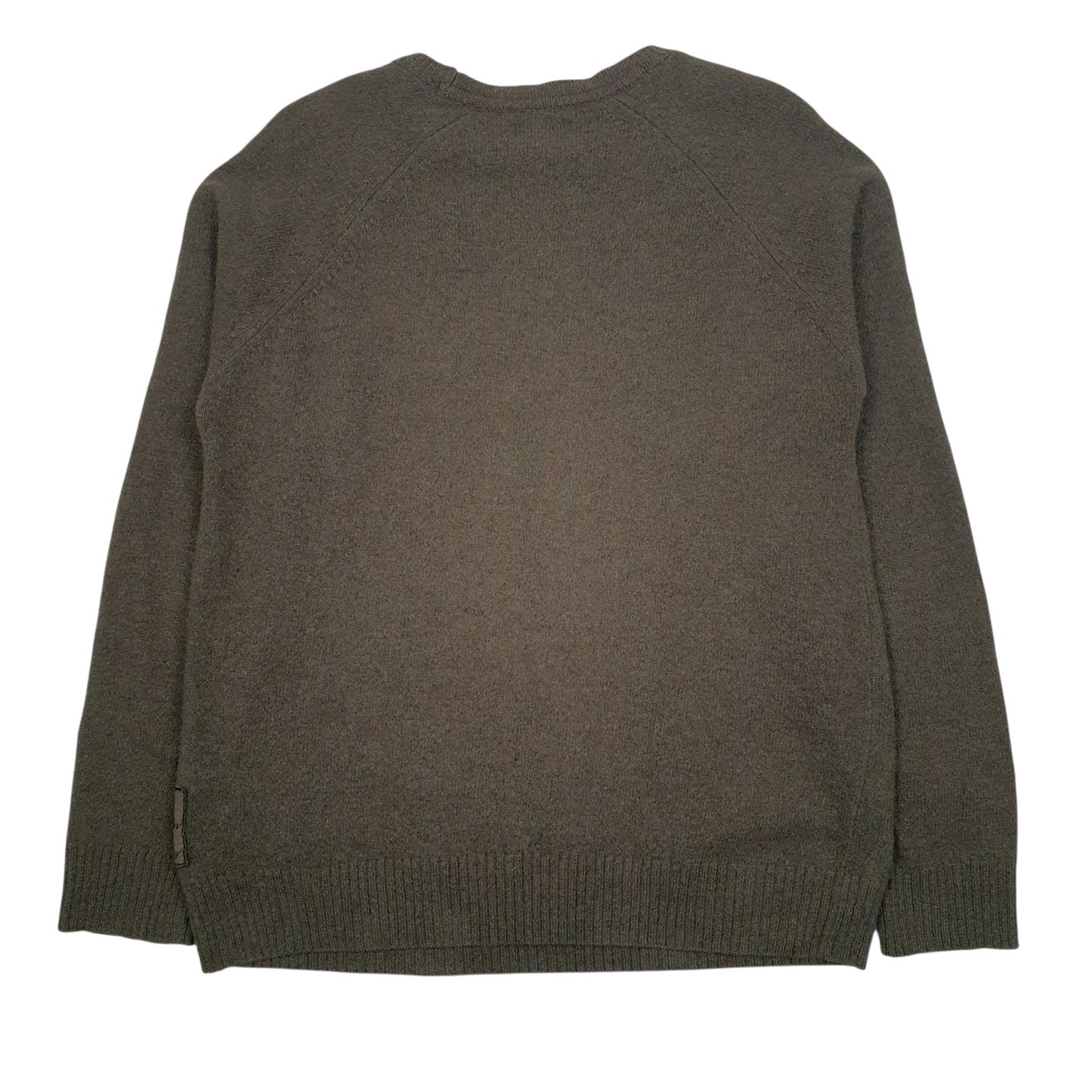 Mens Green Barbour  Crewneck Jumper