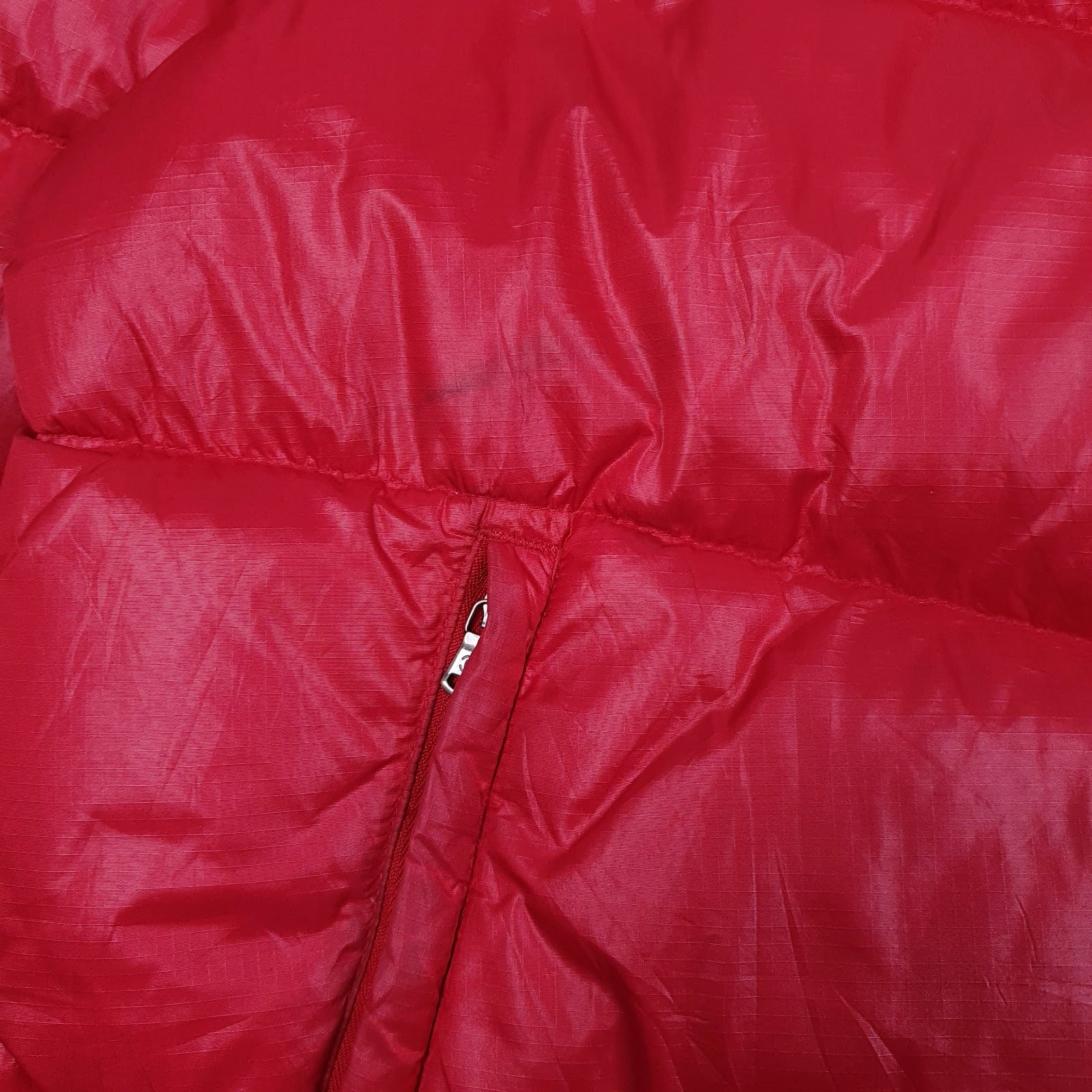 Womens Red Nautica Hooded  Coat