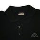 Mens Black Kappa   Polo Shirt