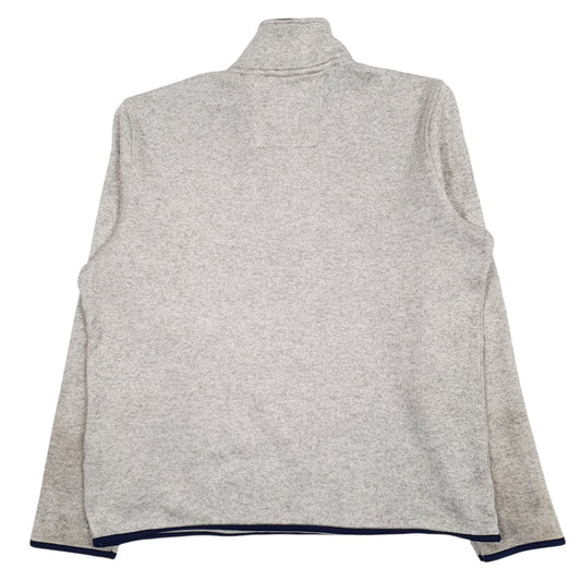 Mens Grey Nautica  Quarter Zip Jumper