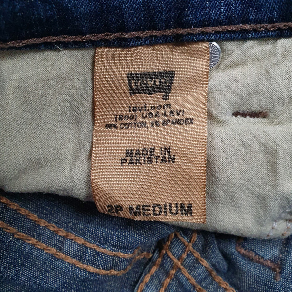Womens Blue Levis 512  Jeans