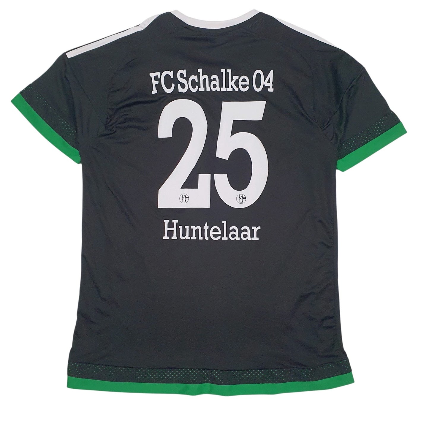 Mens Black Adidas Schalke 04 Bundesliga Climacool  T Shirt