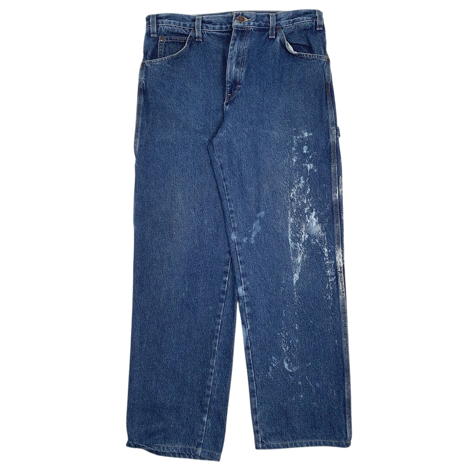 Mens Blue Dickies Workwear Carpenter JeansW34 L30