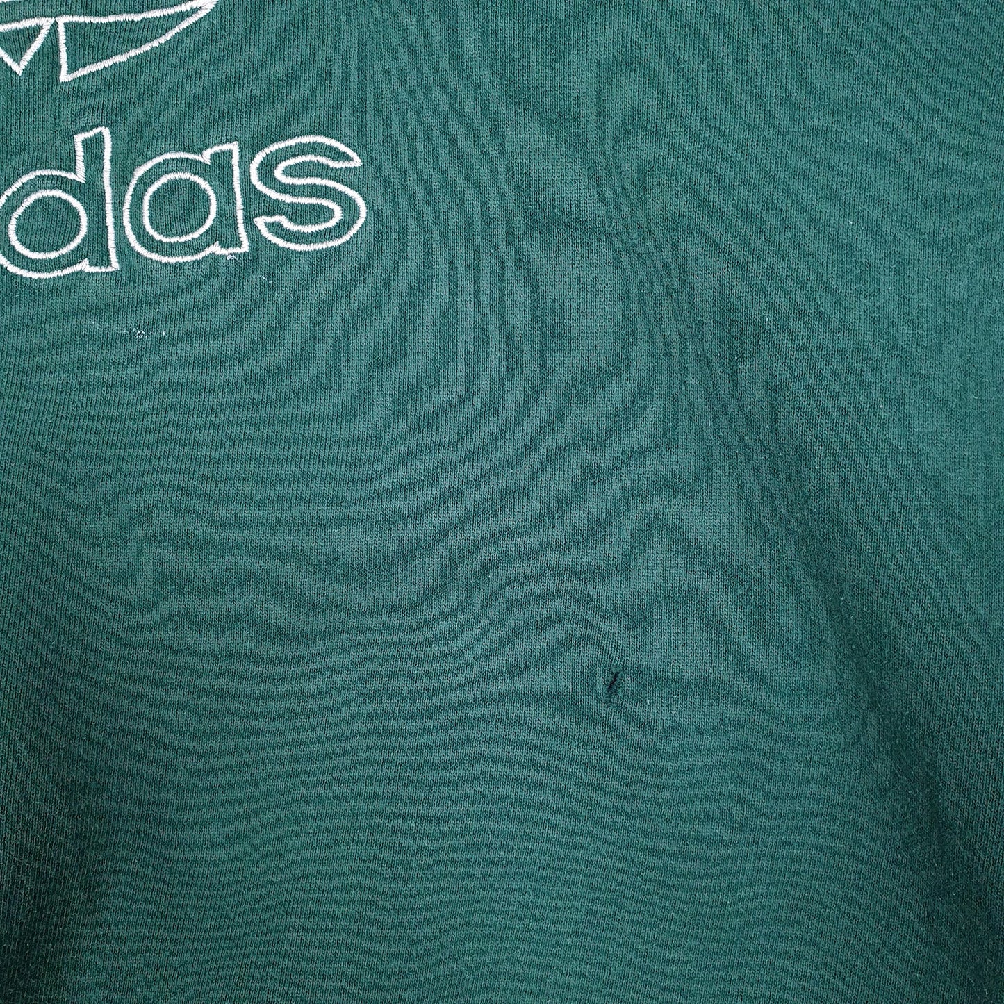 Mens Green Adidas Vintage 90s Crewneck Jumper