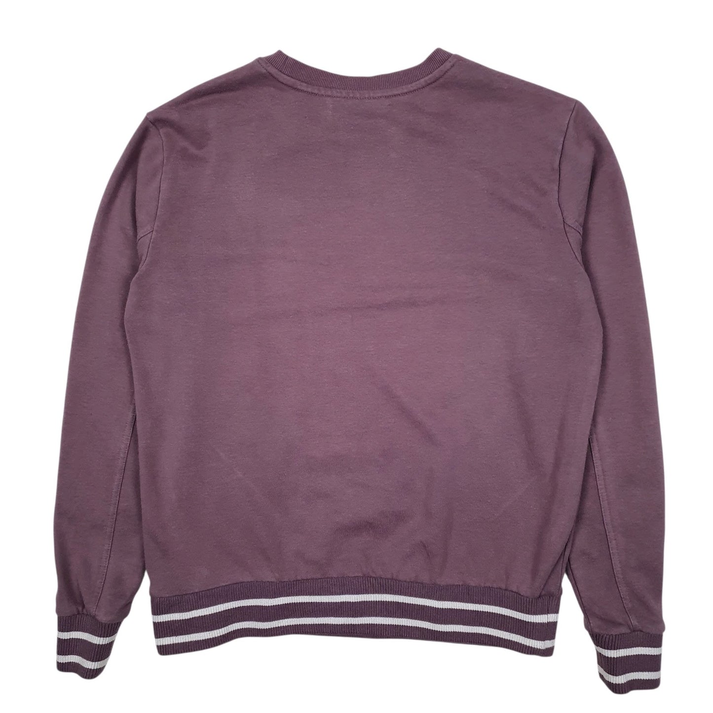 Womens Purple Fila  Crewneck Jumper