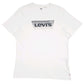 Mens White Levis Spellout Short Sleeve T Shirt