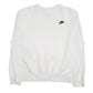 Mens White Nike  Crewneck Jumper