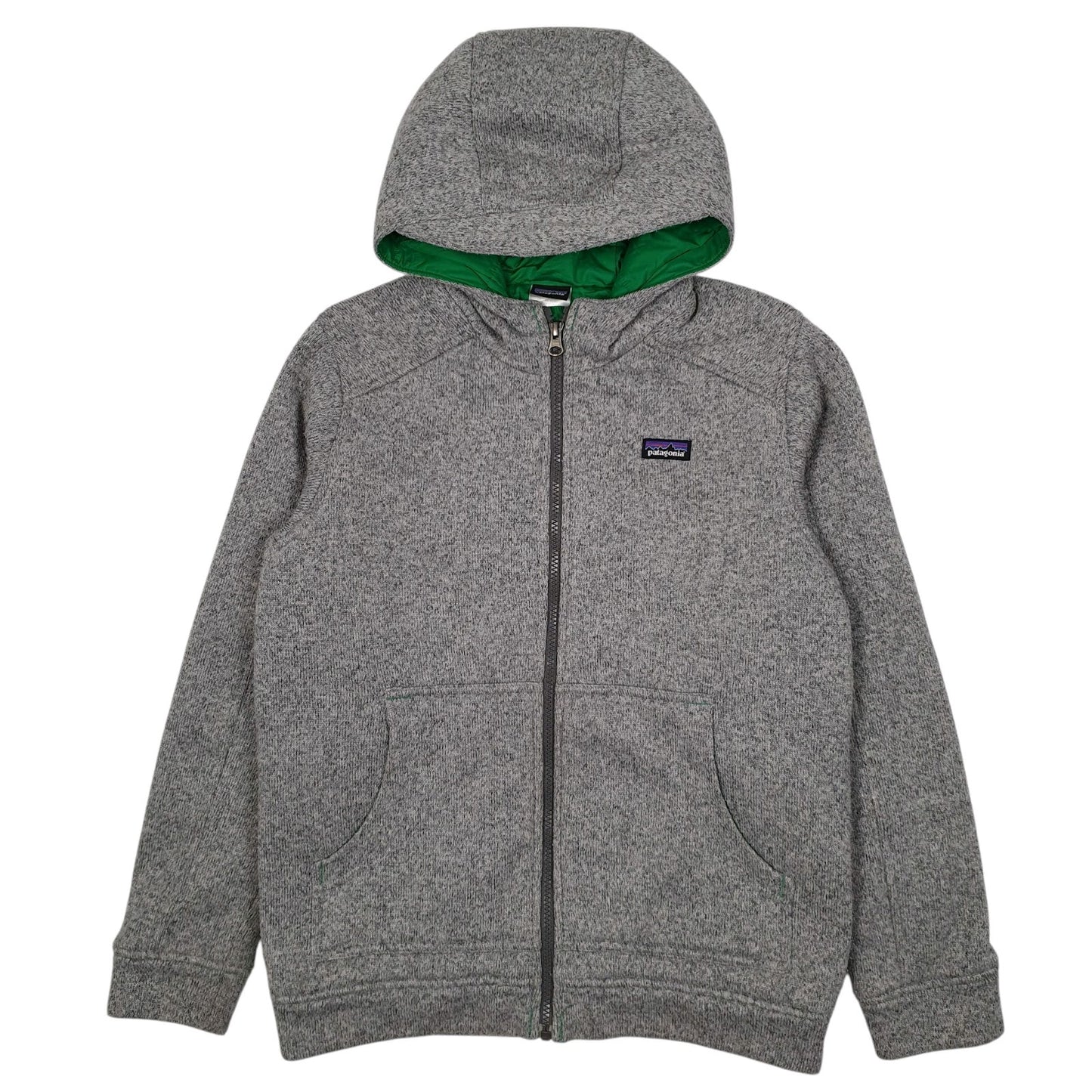 Womens Grey Patagonia Hoodie Full Zip Jumper