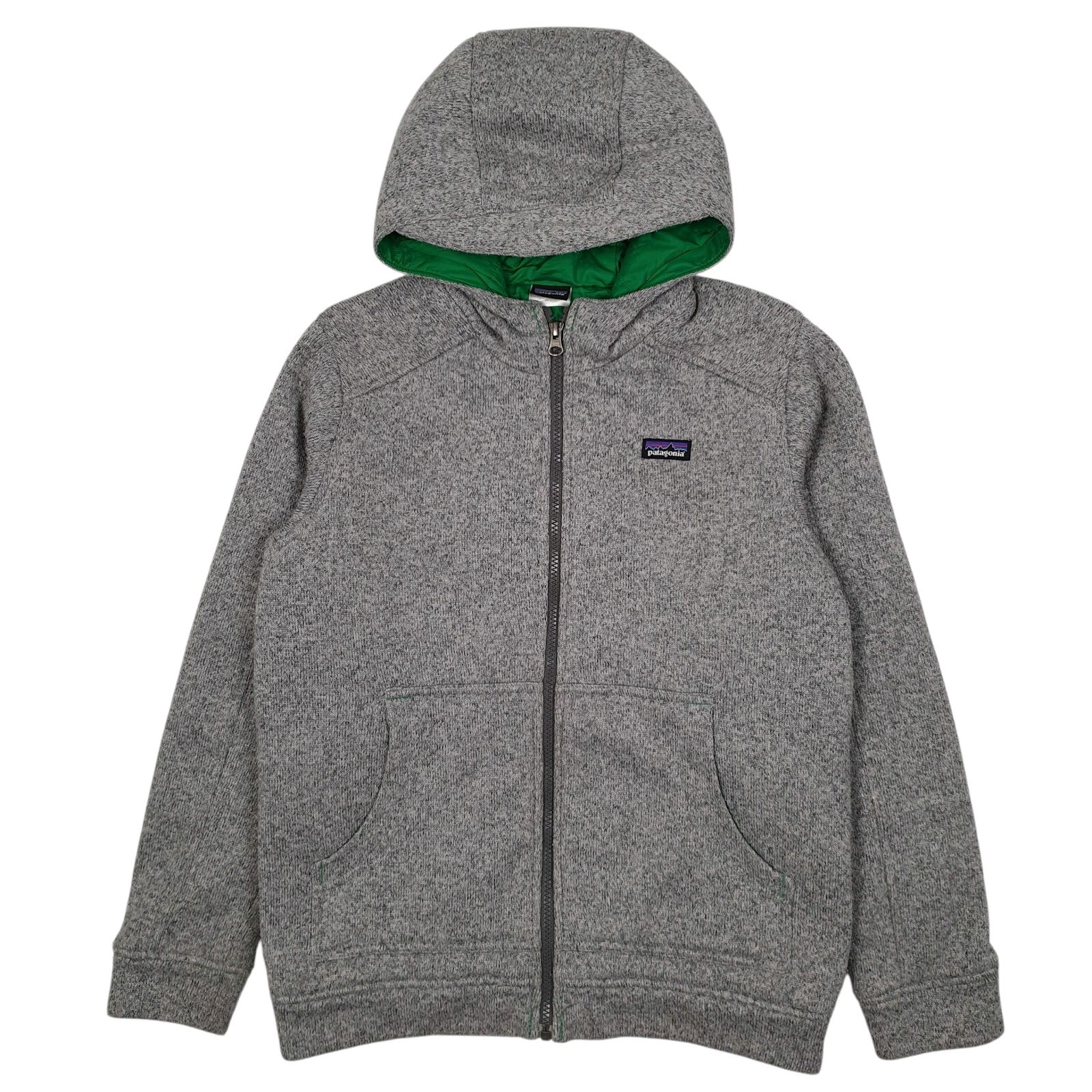 Womens Grey Patagonia Hoodie Full Zip Jumper