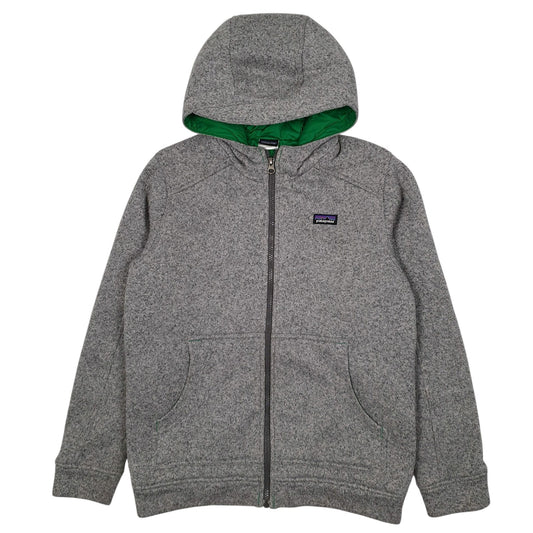 Womens Grey Patagonia Hoodie Full Zip Jumper