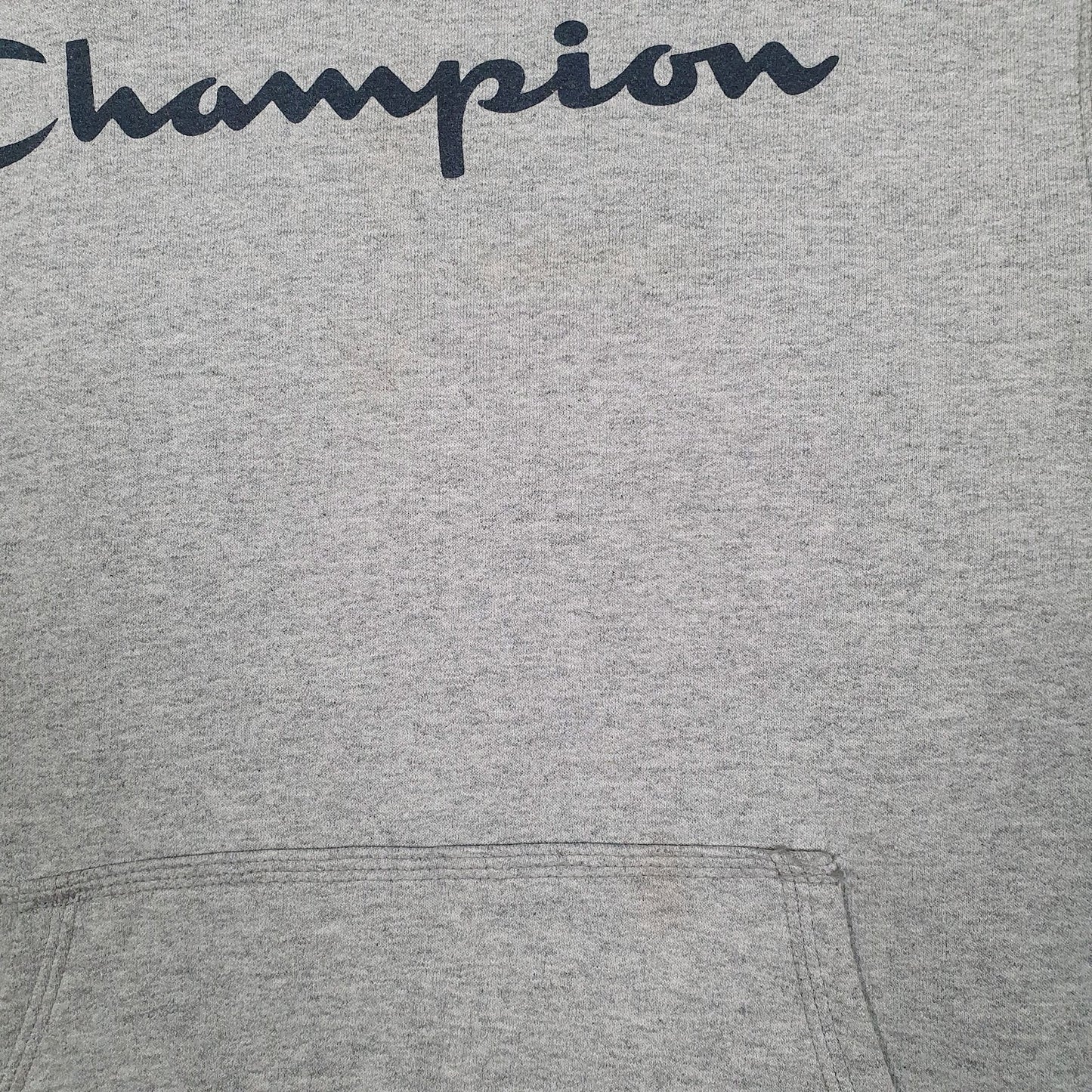 Mens Grey Champion  Hoodie Jumper