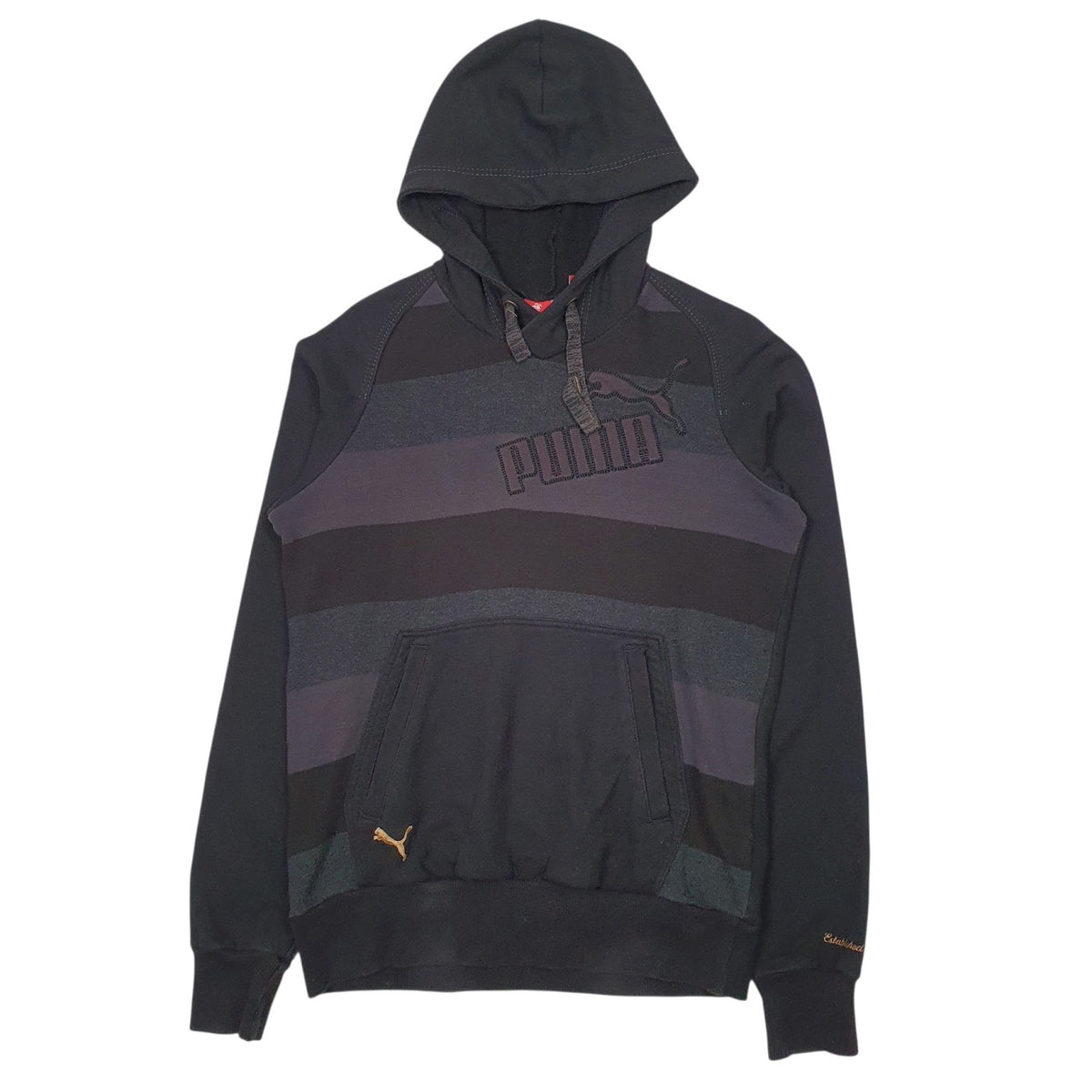 Mens Grey Puma  Hoodie Jumper