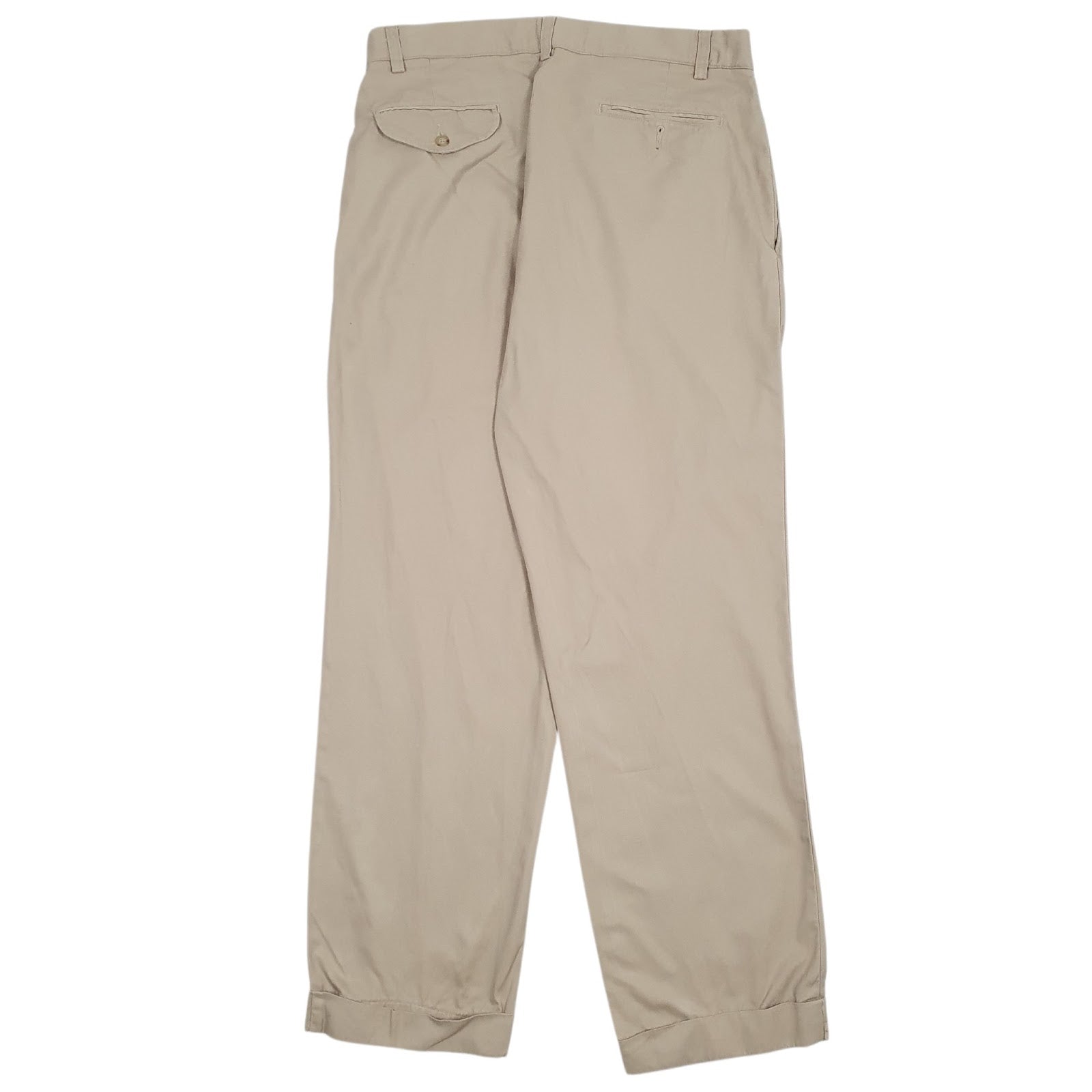 Mens Brown Polo Ralph Lauren Hammond Pant Pleated  Trousers