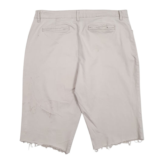 Womens Beige Lee  Hoodie Shorts