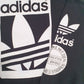 Mens Black Adidas Spellout Hoodie Jumper