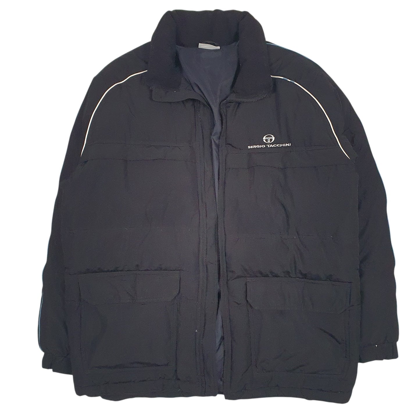 Mens Black Sergio Tacchini   Coat
