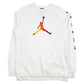 Mens White Nike Air Jordan  Crewneck Jumper