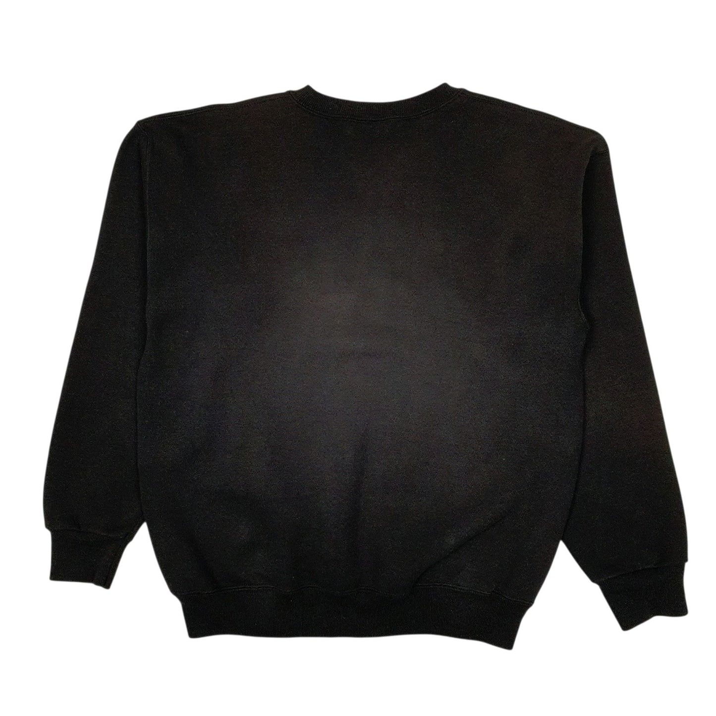 Mens Black Lee Vintage 90s Wolves Crewneck Jumper
