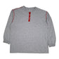 Mens Grey Fila Quarter Zip Long Sleeve T Shirt