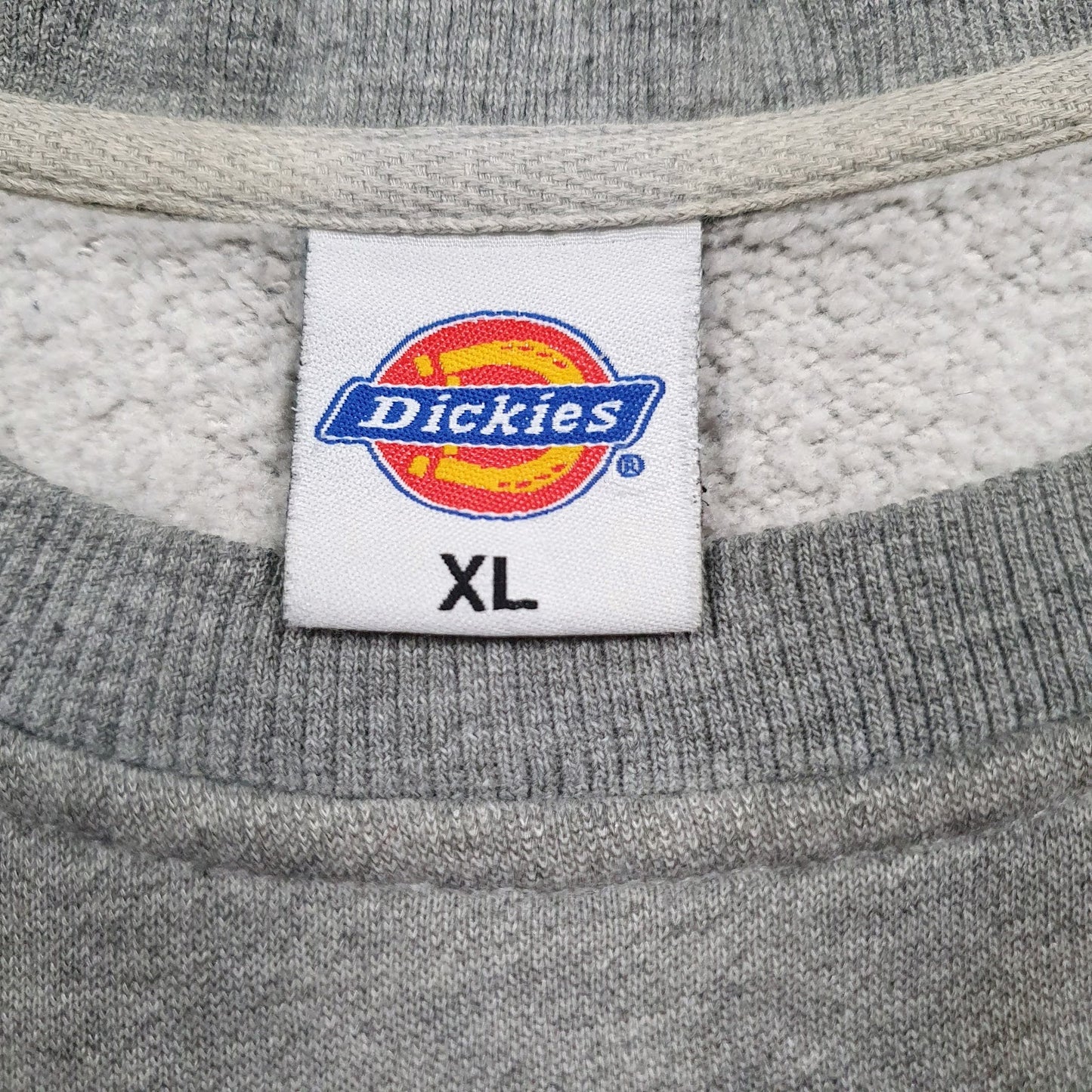 Mens Grey Dickies Spellout Crewneck Jumper