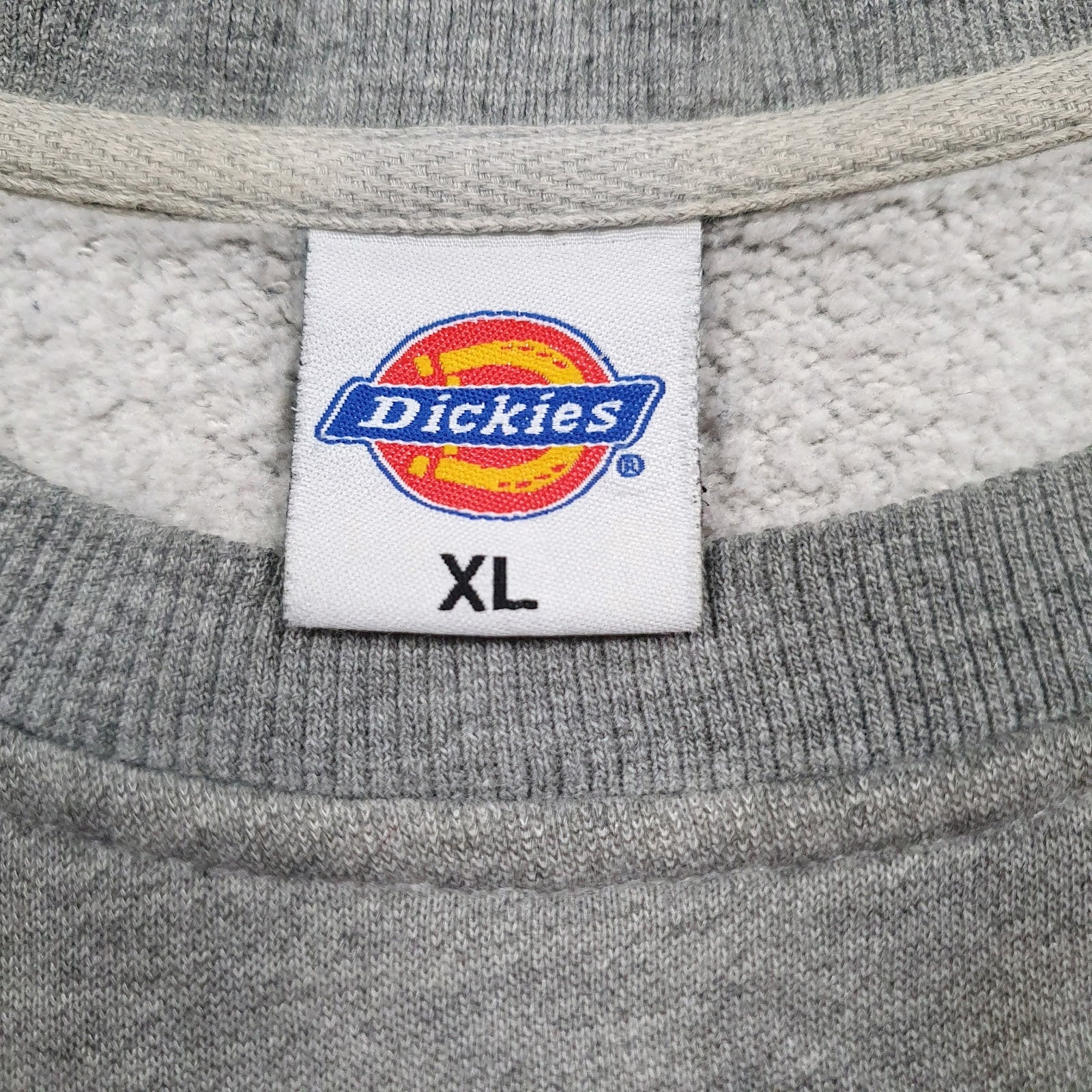 Mens Grey Dickies Spellout Crewneck Jumper