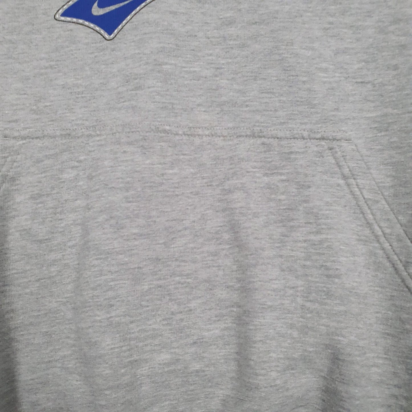 Mens Grey Nike Vintage 00s Spellout Hoodie Jumper