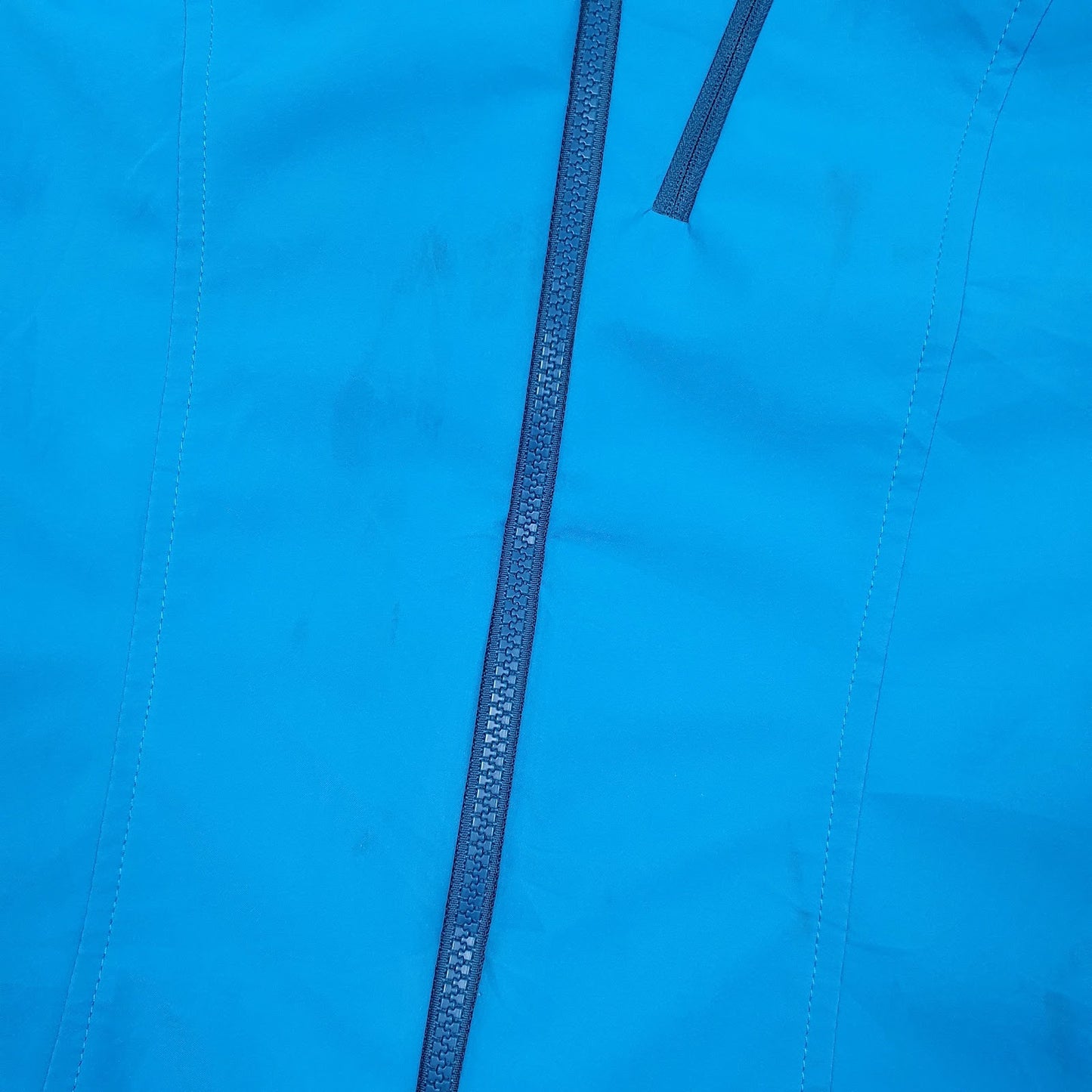 Womens Blue The North Face Softshell Windbreaker  Coat