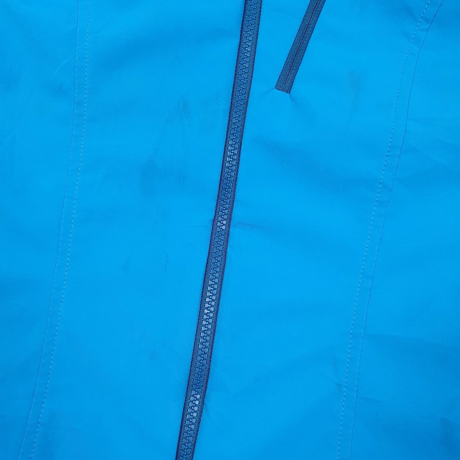 Womens Blue The North Face Softshell Windbreaker  Coat