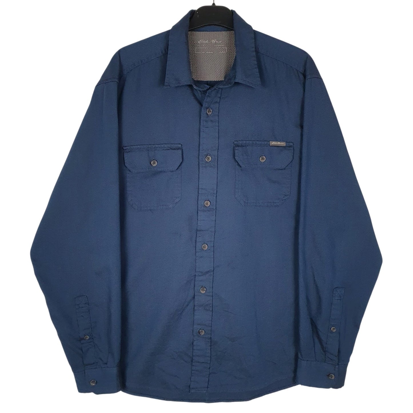 Mens Navy Eddie Bauer  Long Sleeve Shirt