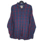 Mens Navy L.L.Bean Flannel Long Sleeve Shirt