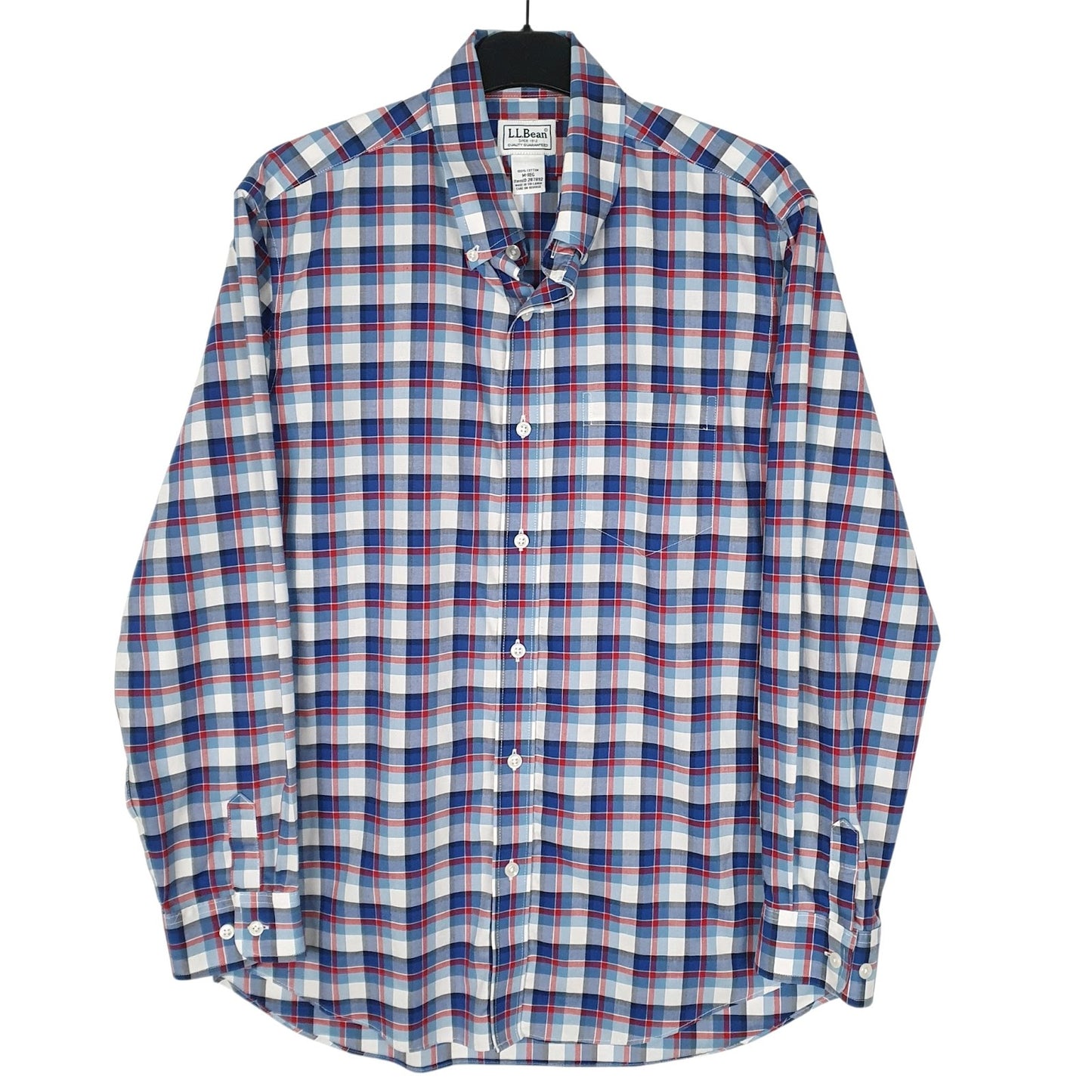 Mens Blue L.L.Bean  Long Sleeve Shirt
