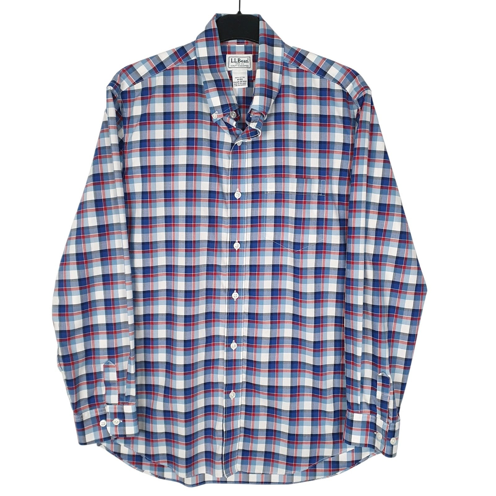 Mens Blue L.L.Bean  Long Sleeve Shirt