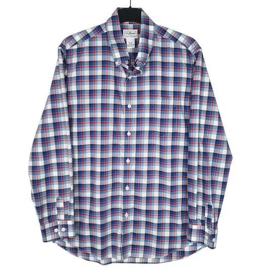 Mens Blue L.L.Bean  Long Sleeve Shirt