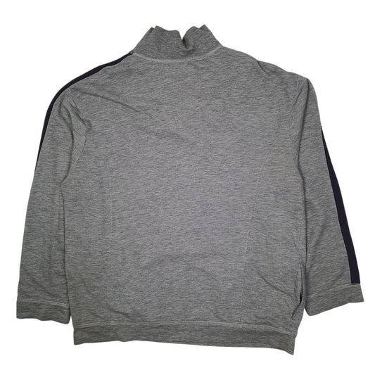 Mens Grey Nautica  Quarter Zip Jumper