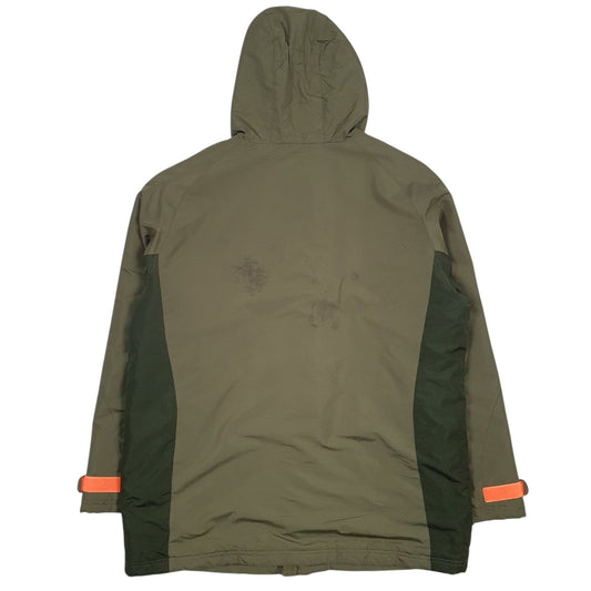 Mens Green Champion Venture Dry Windbreaker Crewneck Coat