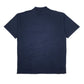Mens Navy Fila  Cardigan Polo Shirt