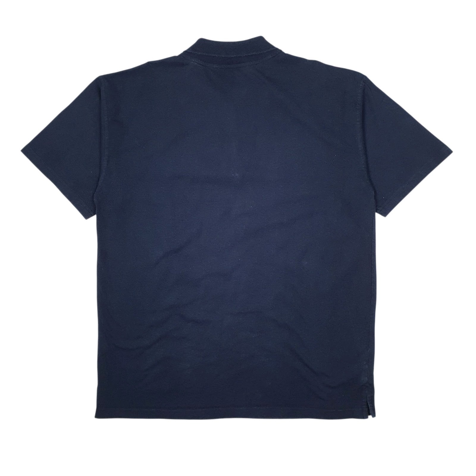 Mens Navy Fila  Cardigan Polo Shirt