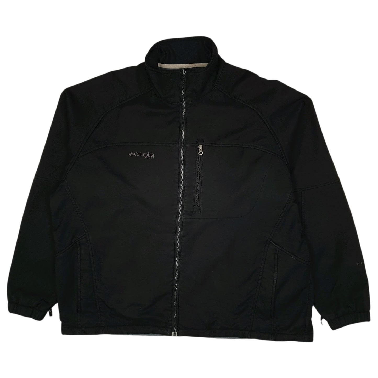 Mens Black Columbia Sportswear Company XCO Windbreaker Hoodie Coat