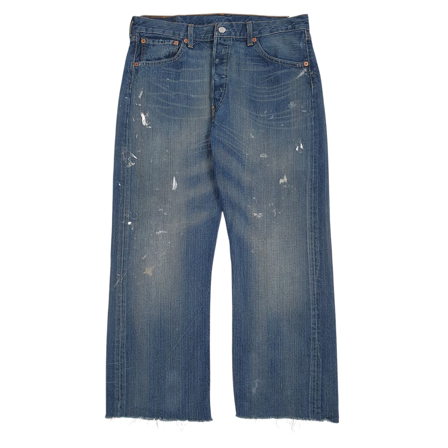 Mens Blue Levis  501 JeansW34 L25