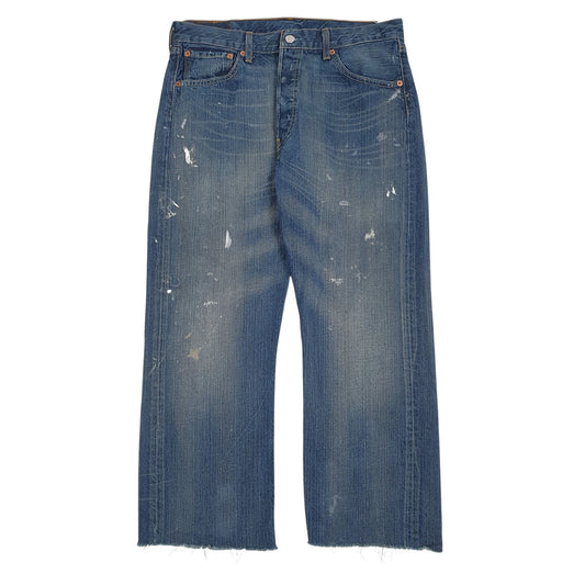 Mens Blue Levis  501 JeansW34 L25