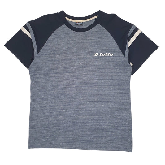 Mens Blue Lotto  Short Sleeve T Shirt