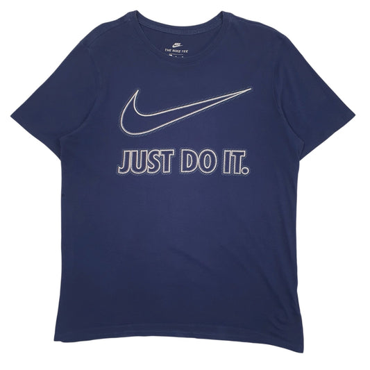 Mens Navy Nike  Short Sleeve T Shirt