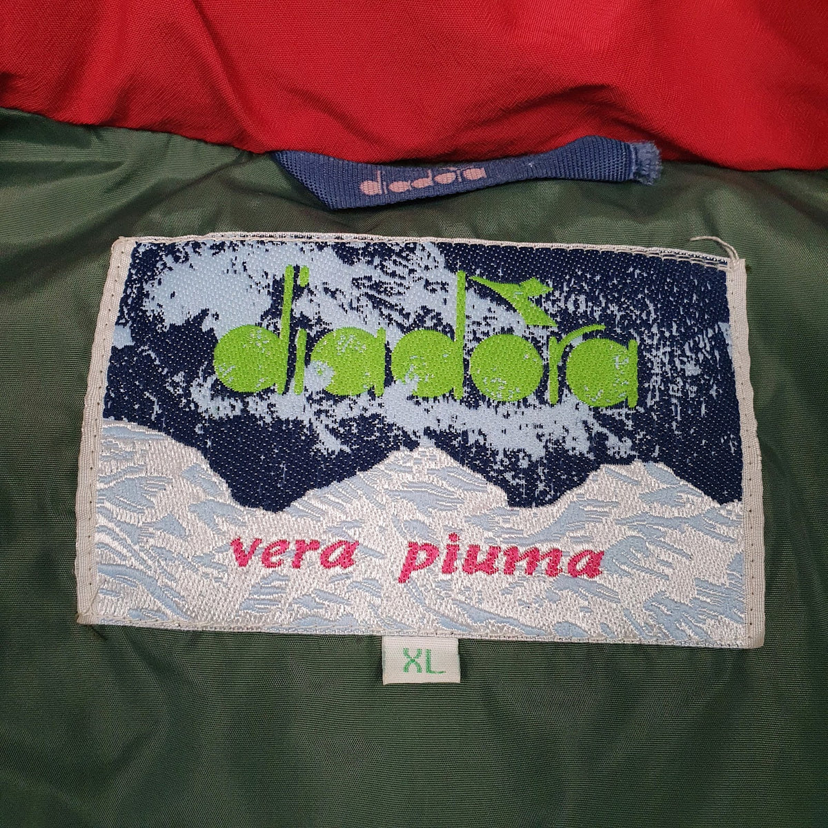 Mens Red Diadora   Coat