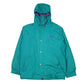 Mens Green Fila Vintage 90s Magic Line  Coat