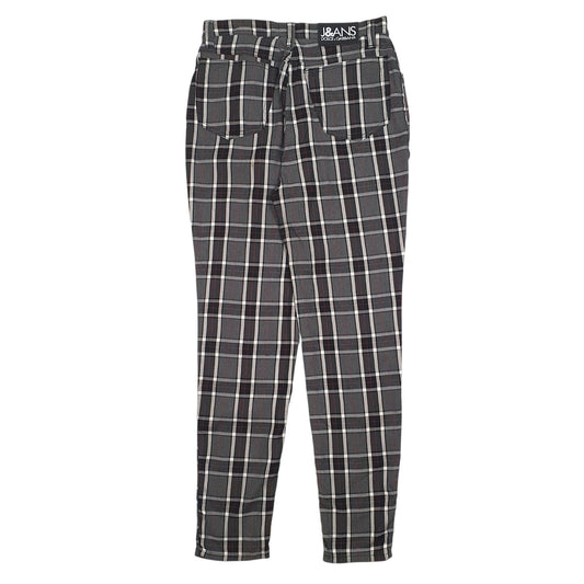 Womens Grey Dolce and Gabbana Plaid  Trousers