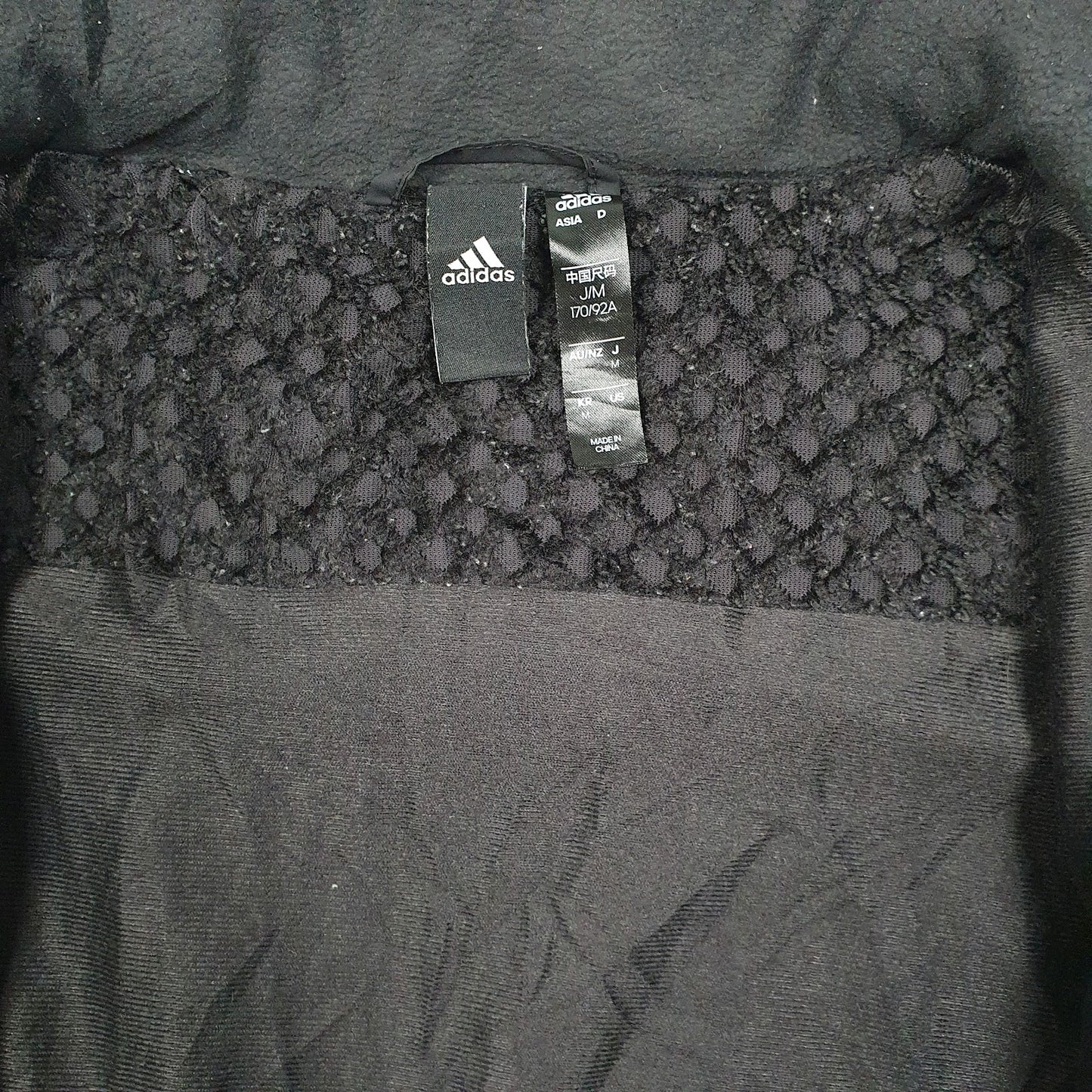 Mens Black Adidas Wind Rdy Hoodie Coat