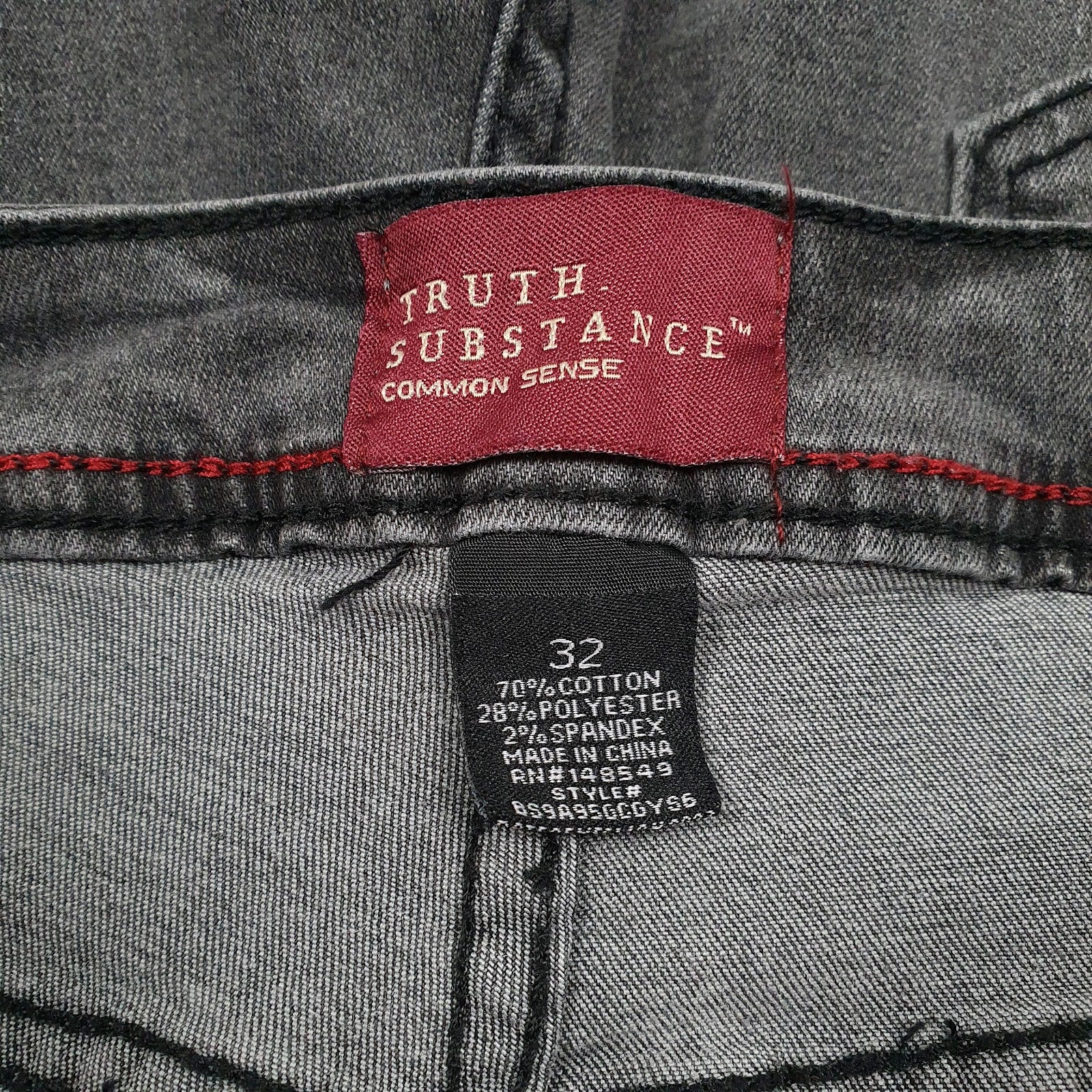 Mens Grey Truth Substance   Shorts