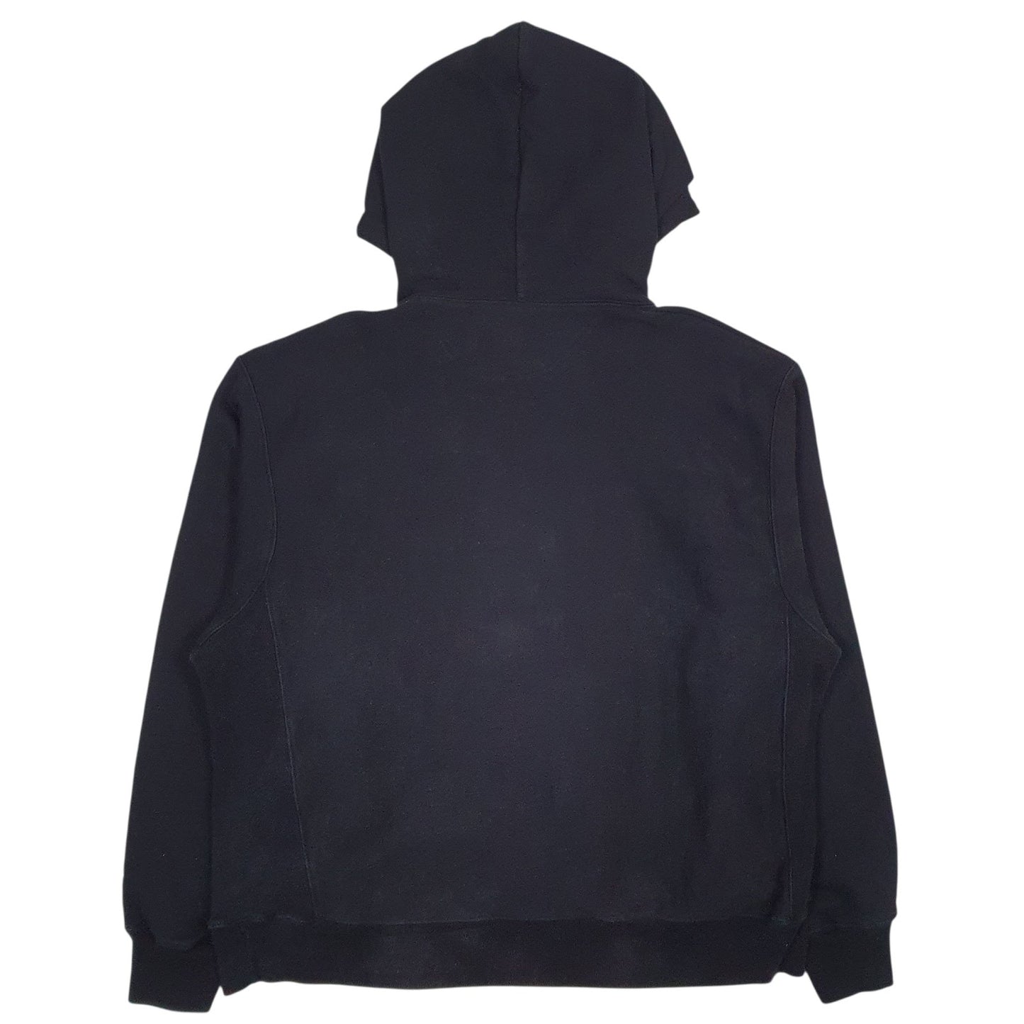 Mens Black Champion Vintage 90s Reverse Weave North Eastern Hockey Hoodie Jumper