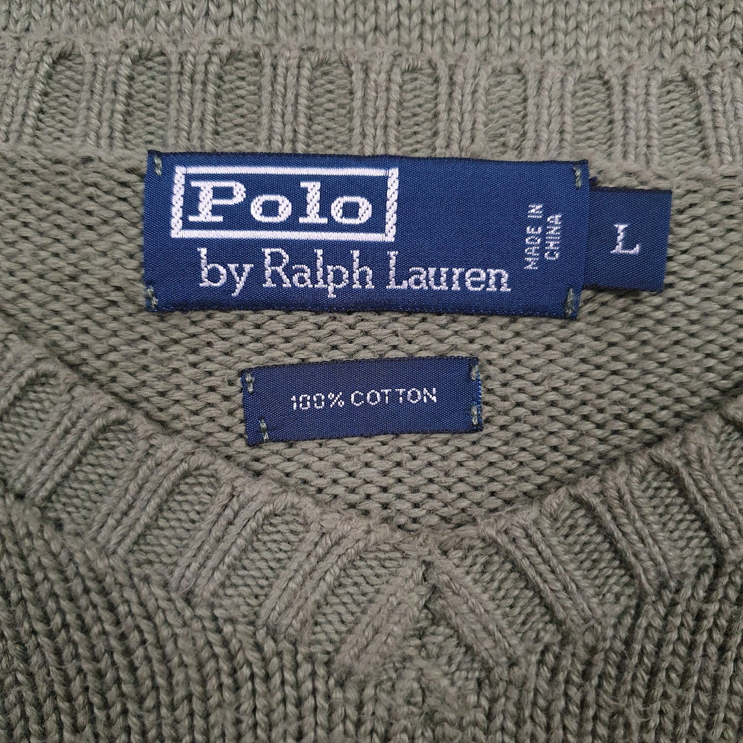 Mens Green Polo Ralph Lauren  Crewneck Jumper