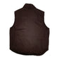 Mens Brown Lee Vest Bodywarmer Sherpa Lined  Coat